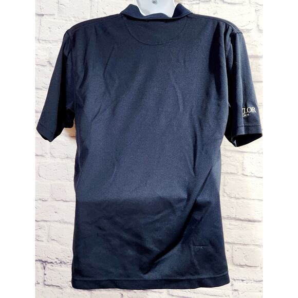 Sport Tek Dark Blue Baylor Sports Care On Arm Polo Shirt Medium Lightweight - Picture 4 of 6